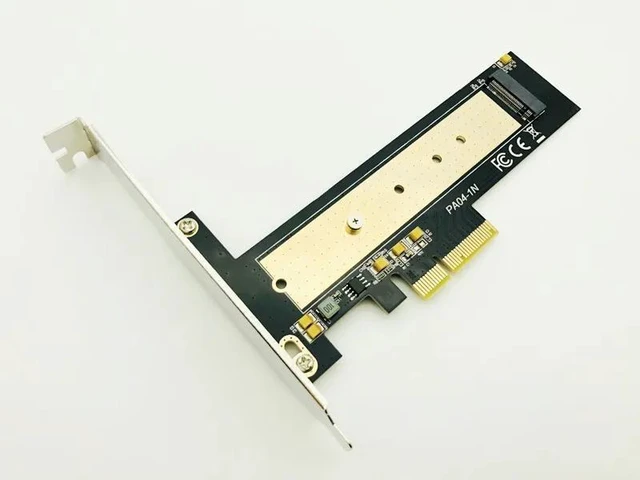 Alt view image 8 of 10 - NVME PCIE PCI Express 3.0 X4 Raiser PCIE to M2 Adapter Converter Card M Key Connector Support 2230 2242 2260 2280 M2 SSD NEW