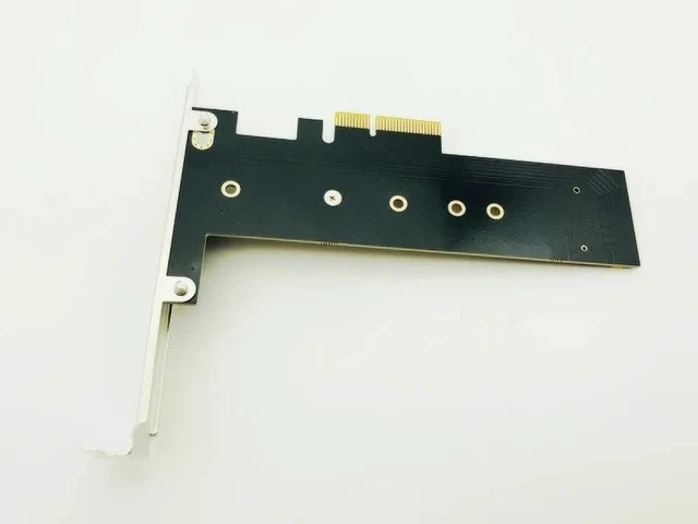 Alt view image 10 of 10 - NVME PCIE PCI Express 3.0 X4 Raiser PCIE to M2 Adapter Converter Card M Key Connector Support 2230 2242 2260 2280 M2 SSD NEW
