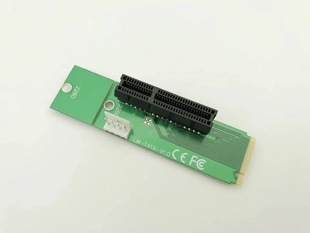 Alt view image 8 of 10 - Profession Wholesale NGFF M2 to PCI-e 4x Slot Riser Card M key M.2 SSD Port to PCI Express adapter Convertor