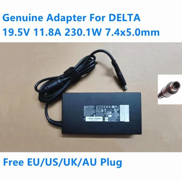 Alt view image 3 of 4 - 19.5V 11.8A 230.1W Delta ADP-230JB D AC/DC Adapter For Laptop Charger Power Supply