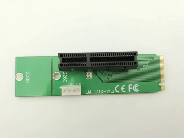 Alt view image 9 of 10 - Profession Wholesale NGFF M2 to PCI-e 4x Slot Riser Card M key M.2 SSD Port to PCI Express adapter Convertor