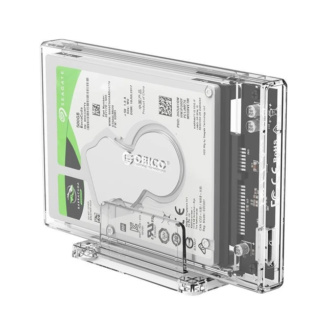 Alt view image 9 of 11 - 2159U3 USB3.0 SATA 2.5 Inch HDD SSD Hard Drive Enclosure External Case Support UASP