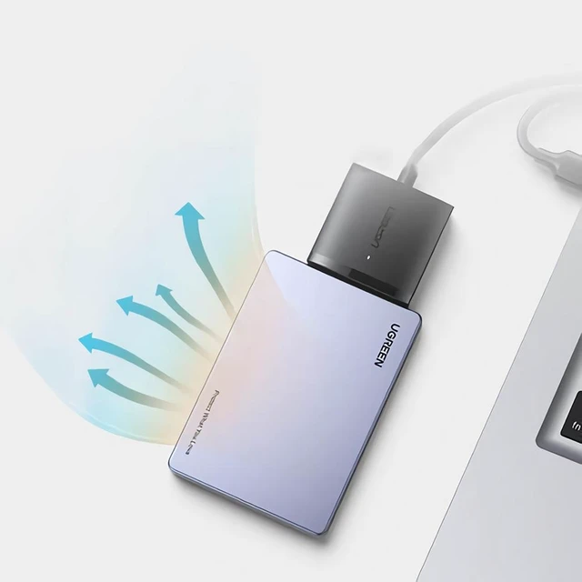 Alt view image 11 of 11 - CM344 2.5 inch M.2 SATA to SATA3.0 External Hard Drive Enclosure 6Gbps Hard Disk Case Support 2TB Hard Drive