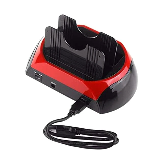 Alt view image 7 of 10 - 2.5Inch 3.5Inch IDE SATA USB 2.0 Dock HUB Dual HDD Hard Drive Disk Docking Station Base Support Hard Disk DRIVE(EU Plug)
