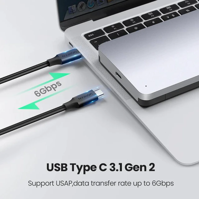Alt view image 7 of 10 - HDD Case 2.5 6Gbps SATA to USB C 3.1 Gen 2 External Hard Drive Box Aluminum Case HD For Sata Hard Disk SSD HDD Enclosure