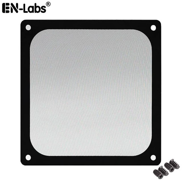 Alt view image 5 of 8 - 12CM Magnetic Frame Black Mesh Dust Filter PC Cooler Fan Filter with Magnet , 120x120mm Dustproof Computer Case Cover