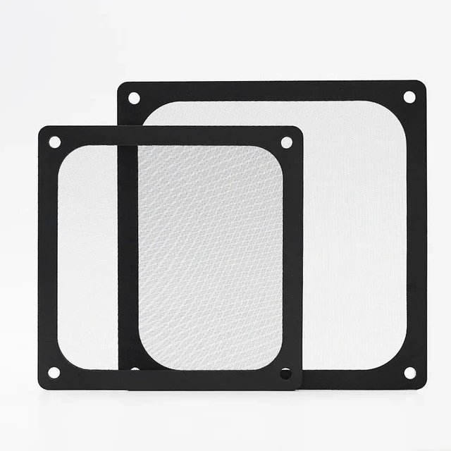 Alt view image 8 of 8 - 12CM Magnetic Frame Black Mesh Dust Filter PC Cooler Fan Filter with Magnet , 120x120mm Dustproof Computer Case Cover