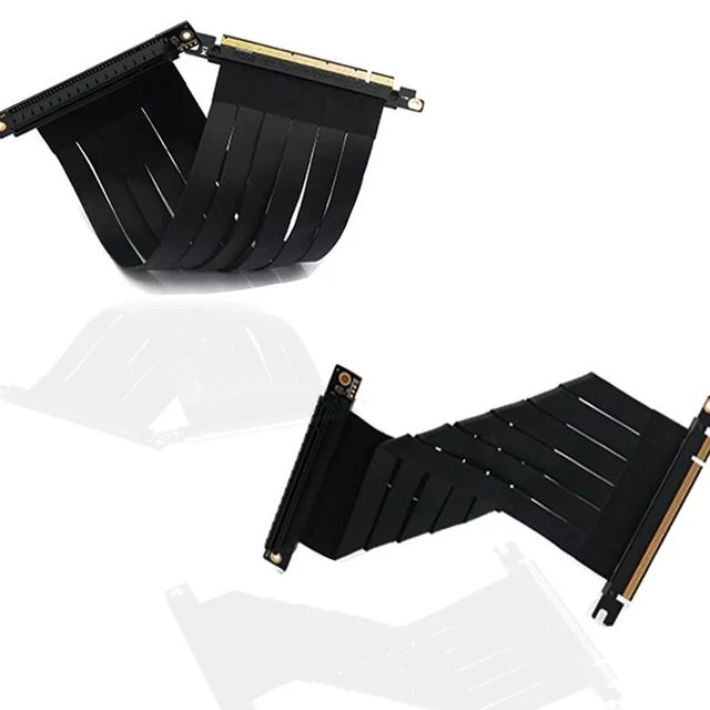 Alt view image 7 of 10 - Express 3.0 16X to E 16X Riser Extension Cable Graphics Cards 16X Slot -E Cable Connectors Riser Card for PC Host 15cm