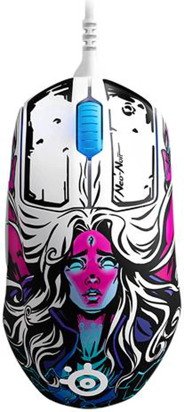 Alt view image 4 of 6 - SteelSeries Prime Neo Noir Edition 62535 5 Buttons USB Wired Optical 18000 dpi Gaming Mouse