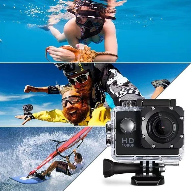 Alt view image 9 of 14 - D600 Action Camera HD Waterproof Mini DV, Outdoor Cycling Helmet Cam, Sports Recorder