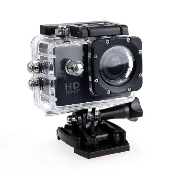 Alt view image 11 of 14 - D600 Action Camera HD Waterproof Mini DV, Outdoor Cycling Helmet Cam, Sports Recorder