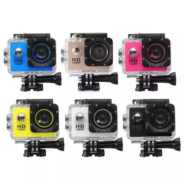 Alt view image 13 of 14 - D600 Action Camera HD Waterproof Mini DV, Outdoor Cycling Helmet Cam, Sports Recorder