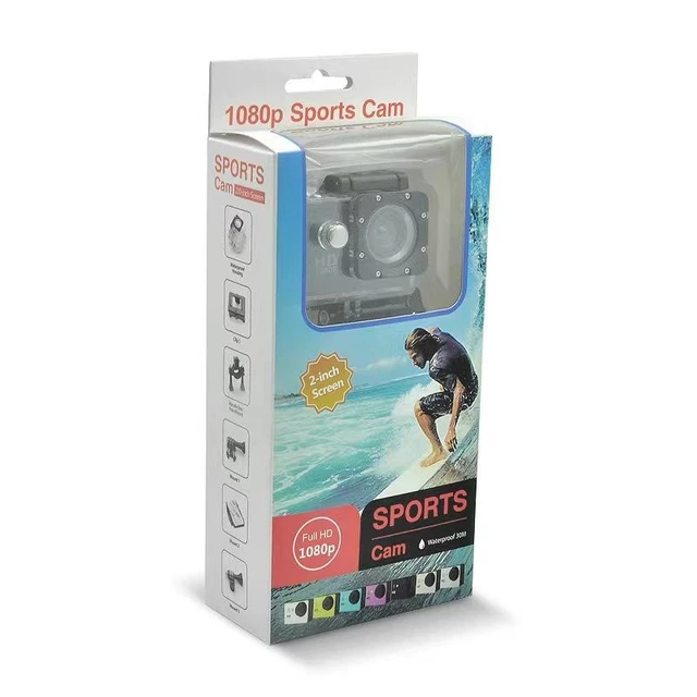 Alt view image 14 of 14 - D600 Action Camera HD Waterproof Mini DV, Outdoor Cycling Helmet Cam, Sports Recorder