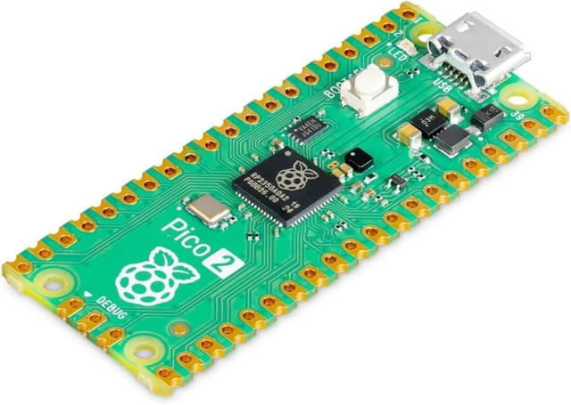 Alt view image 6 of 6 - Raspberry Pi Pico 2 520 KB on-chip SRAM; 4 MB on-board QSPI flash