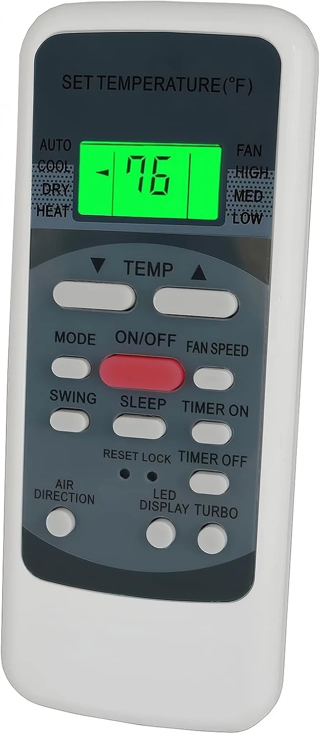 Alt view image 14 of 14 - Replacement Remote Control Compatible for TGM A/C Air Conditioner Remote Controller Model RG51M5/EU (Display in Fahrenheit)