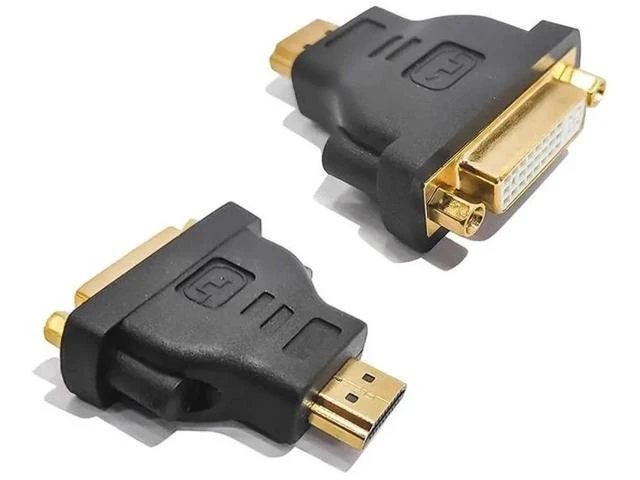 Alt view image 11 of 13 - with HDMI to DVI Cable Adapter Female to Male Plug 1080P HDTV Projector Monitor DVI 24+5 Converter Laptop TV Box Video Connector