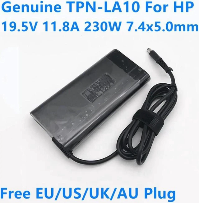 Alt view image 13 of 13 - TPN-LA10 19.5V 11.8A 230W TPN-DA12 AC Adapter For HP OMEN 17 8570W 925141-850 PA-1231-08HT Laptop Power Supply Charger