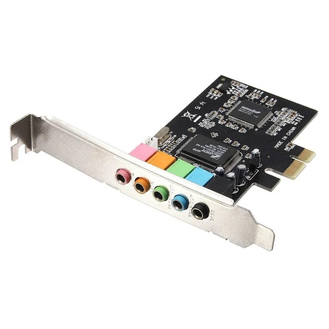 Alt view image 7 of 9 - PCI Express PCI E 5.1 Channel 3D Audio 6 Channels Digital Sound Card For win XP