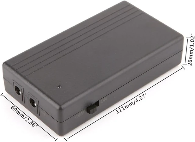 Alt view image 12 of 12 - 1 2V2A 22.2W UPS Uninterrupted back up power supply mini battery