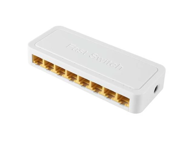 Alt view image 2 of 2 - 8 Ports RJ45 Gigabit Ethernet Switch 1000 Mbps Mini Network Switches VLAN Ethernet Splitter Lan Hub Switch EU Plug