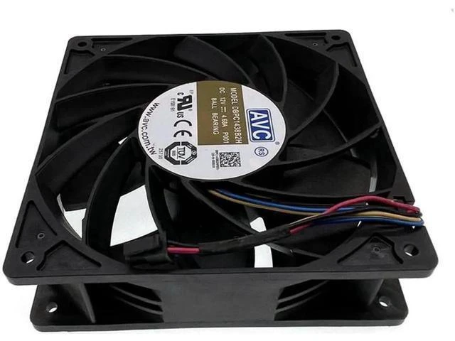 Alt view image 7 of 8 - 1438B2H P001 Miner Mining Cooling Fan 140mm 14cm,140X140X38mm 12V Dual Ball 6900RPM Powerful High Speed Airflow CFM Cooler