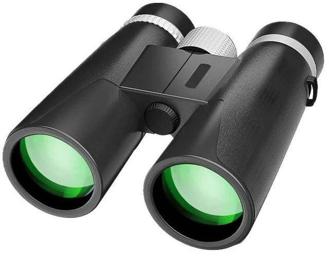 Alt view image 9 of 11 - Silver Ring Large Binoculars 10x42 High-Power HD, Low-Light Night Vision, Outdoor Handheld, Phone Adapter Compatible