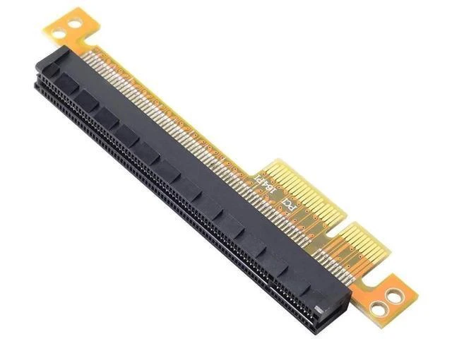 Alt view image 9 of 14 - PCI-E Express 4X to 16x Extender Converter Riser Card Adapter Male to Female