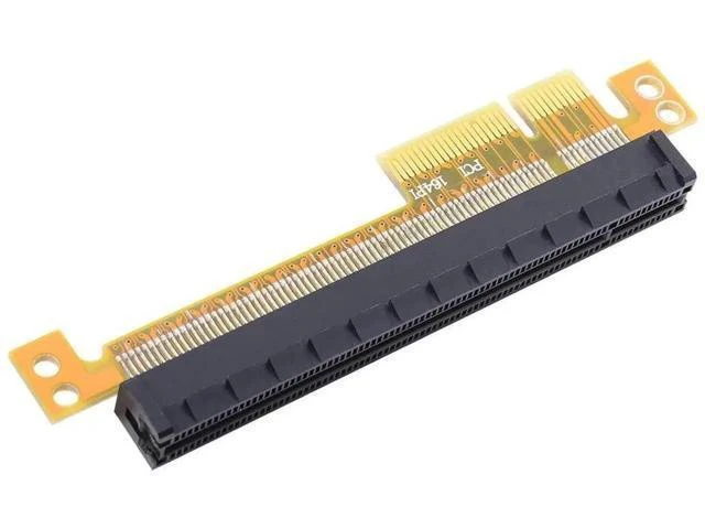 Alt view image 11 of 14 - PCI-E Express 4X to 16x Extender Converter Riser Card Adapter Male to Female