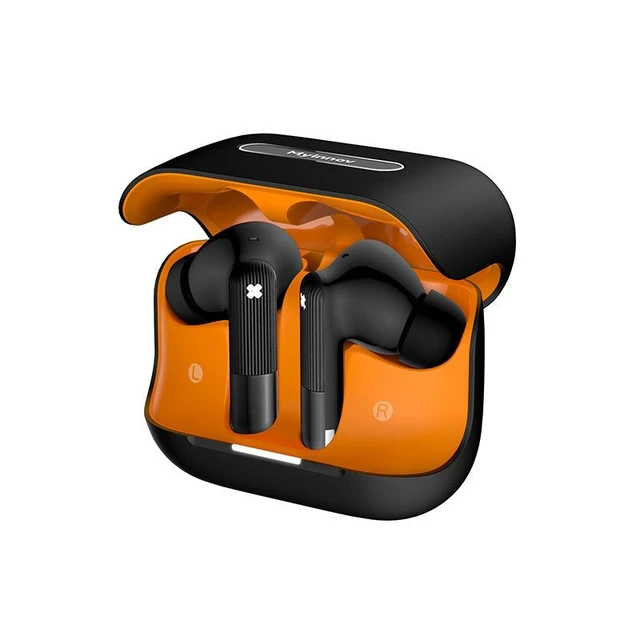 Alt view image 5 of 8 - Y92 Wireless Bluetooth Headset 6-Mic Hybrid ANC + ENC, Bluetooth 6.0, LED Display, 300mAh Charging Case, Low-Latency Gaming Earbuds