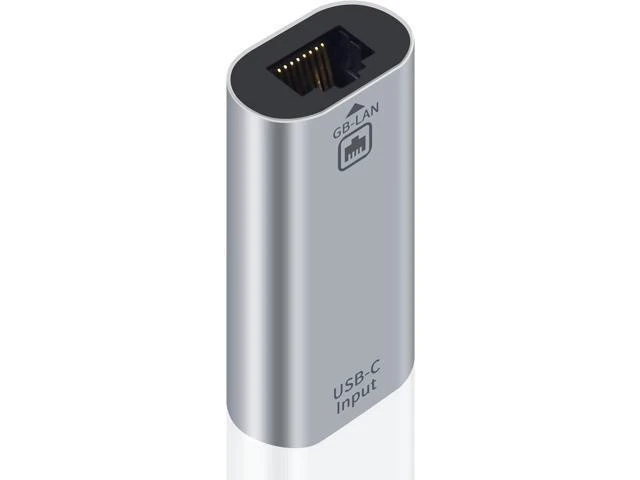 Alt view image 7 of 12 - USB C to RJ45 Ethernet Adapter Gigabit, RJ45 Female to USB C Female Adapter, Up to 1000/100/10Mbps Ethernet LAN Network Adapter Compatible for iPad, MacBook Pro, 1Pack