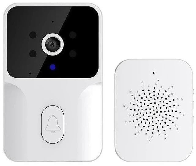 Alt view image 6 of 10 - M6 Smart Video Doorbell Wireless WiFi, Mobile Remote, 2-Way Audio, Night Vision, 400mAh Battery, 150m Range