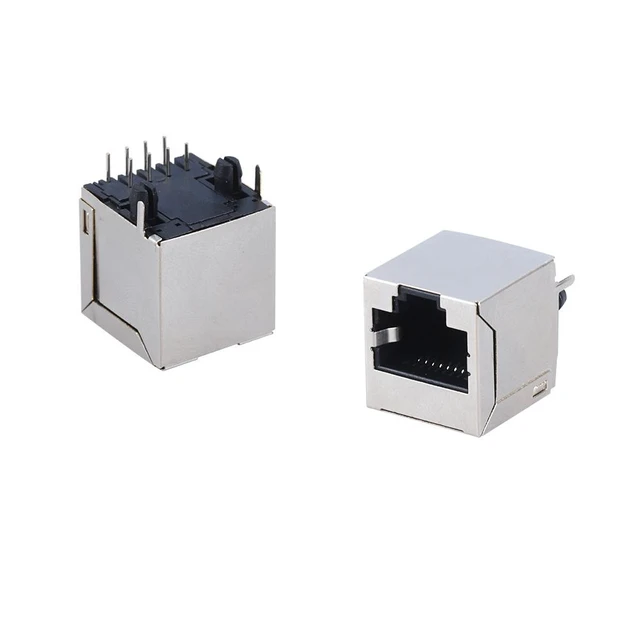 Alt view image 11 of 12 - Industrial Ethernet Hub RJ45 to 8-Pin Terminal Block Adapter 2 port RJ45