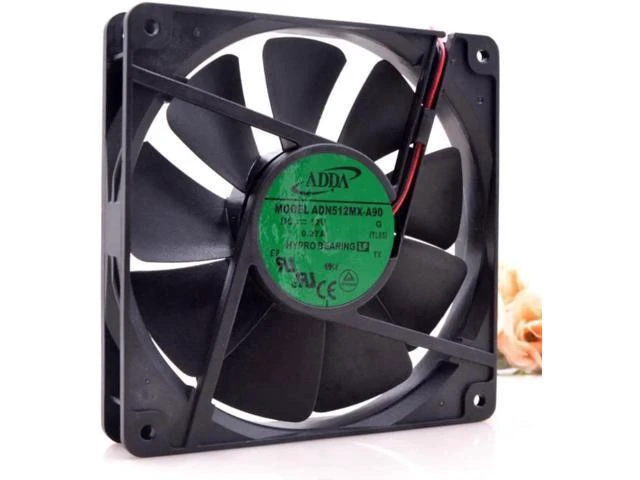 Alt view image 4 of 6 - ADN512MX-A90 For ADDA DC 12V 135mm 0.27a 13525 2-Wire Power Supply Case cooler cooling fan