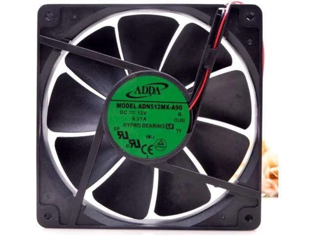 Alt view image 5 of 6 - ADN512MX-A90 For ADDA DC 12V 135mm 0.27a 13525 2-Wire Power Supply Case cooler cooling fan