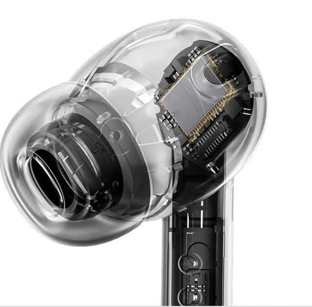Alt view image 7 of 8 - Y90Pro Wireless Bluetooth Headset 6-Mic Hybrid ANC + ENC, Bluetooth 6.0, LED Digital Display, 15M Range, Low-Latency Gaming Earbuds