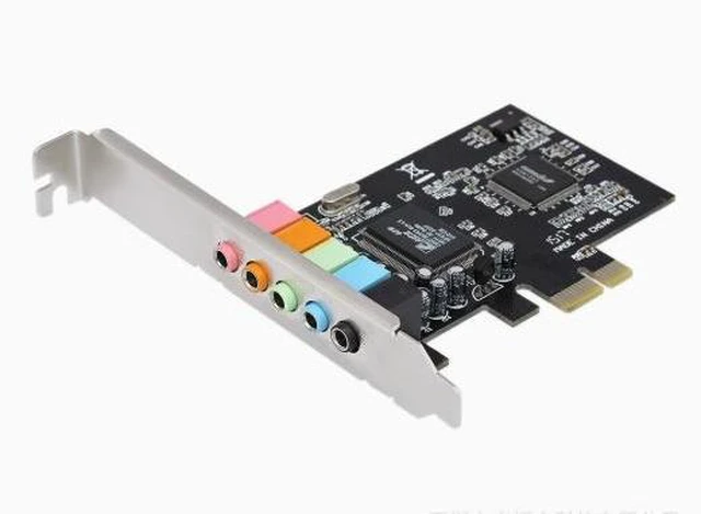 Alt view image 6 of 10 - PCIe 5.1 Channel Sound Card Internal PCI-E Audio Adapter with CMI8738 Chip, 6-Channel 3D Stereo Surround Sound, Low Profile Bracket, for Desktop PC Windows