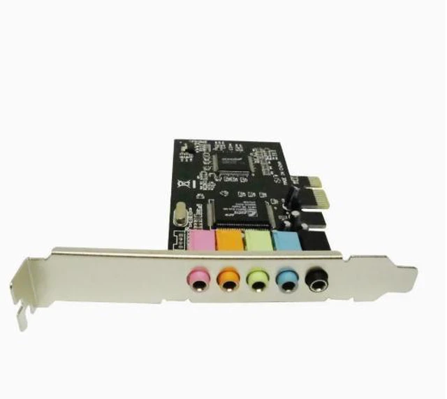 Alt view image 8 of 10 - PCIe 5.1 Channel Sound Card Internal PCI-E Audio Adapter with CMI8738 Chip, 6-Channel 3D Stereo Surround Sound, Low Profile Bracket, for Desktop PC Windows
