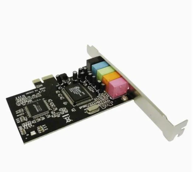 Alt view image 9 of 10 - PCIe 5.1 Channel Sound Card Internal PCI-E Audio Adapter with CMI8738 Chip, 6-Channel 3D Stereo Surround Sound, Low Profile Bracket, for Desktop PC Windows