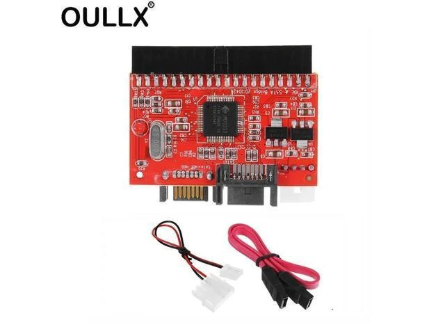 Alt view image 7 of 12 - 2 in 1 IDE to SATA / SATA to IDE Adapter Converter 3.5" 40pin for DVD CD HDD Bidirectional Transfer for PC SATA Data Cable