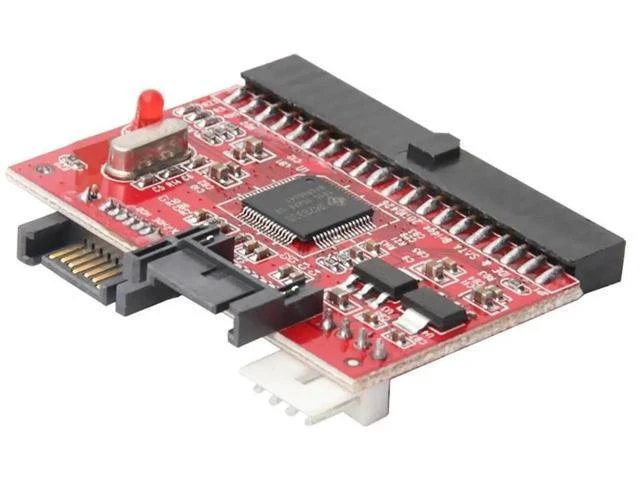 Alt view image 10 of 12 - 2 in 1 IDE to SATA / SATA to IDE Adapter Converter 3.5" 40pin for DVD CD HDD Bidirectional Transfer for PC SATA Data Cable