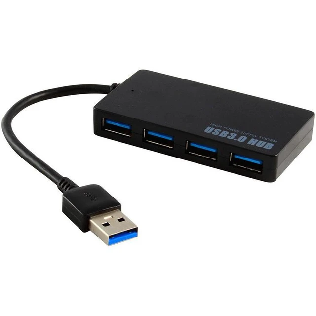 Alt view image 10 of 14 - USB 3.0 4-Port Hub High-Speed Splitter, Multi-Port Expander for U Disk, PC, Laptop, Mac