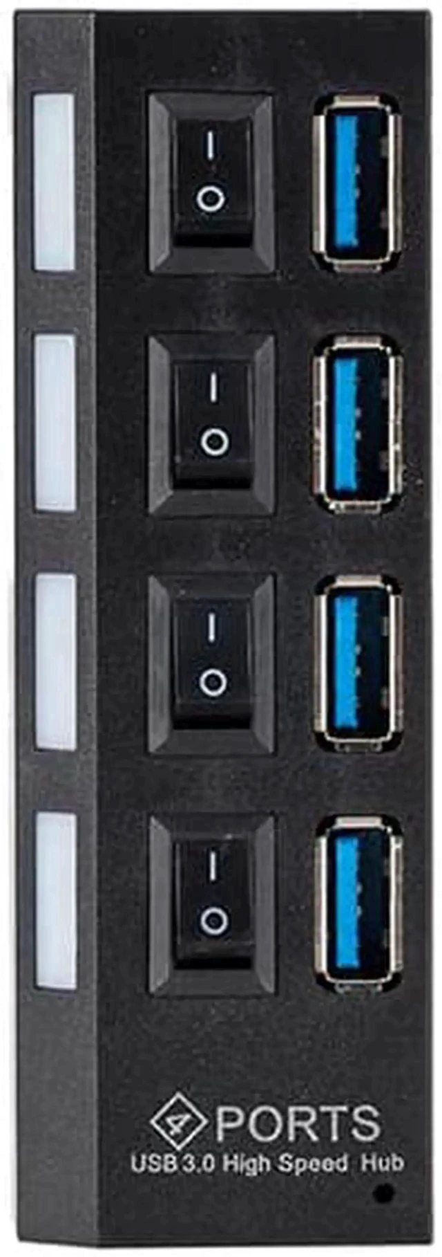 Alt view image 10 of 10 - WISDUM USB Hub 3.0 4 Port USB 3.0 Hub Splitter Multi Hub High Supper Speed 5Gbps USB 3.0 Hub for PC