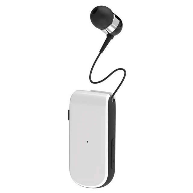 Alt view image 11 of 14 - K50 Sport Bluetooth Headphone Clip-On, Retractable Cord, Vibration Alert, Voice Assistant, Multi-Point Connection black