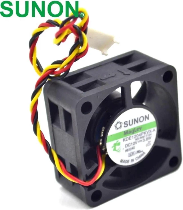 Alt view image 9 of 12 - orginal KDE1204PKVX-A 4020 4cm 40mm 12v 3.8W switch fan power supply cooling fan 40*40*20MM for SUNON