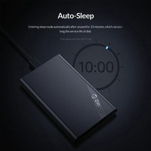 Alt view image 11 of 12 - 2.5 Inch HDD Case SATA to USB 3.0 5Gbps 4TB HDD SSD Enclosure Support UASP HD External Hard Disk Box for 7-9.5mm HDD Box