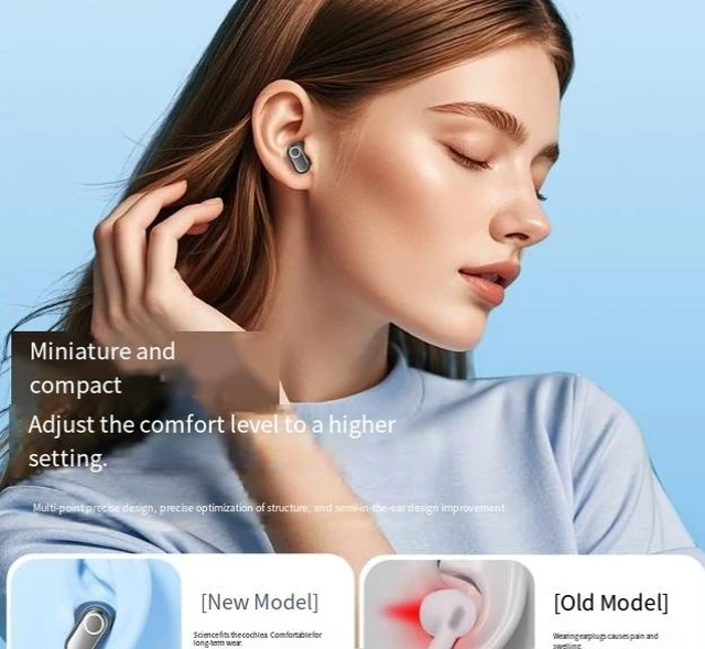 Alt view image 8 of 8 - M86 Wireless Bluetooth Headset Short-Stem In-Ear Design, High-Quality Sound, Premium Noise Cancelling, Electroplated Finish, Digital Display