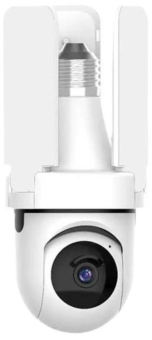 Alt view image 5 of 8 - Clover Leaf Illumination Bulb Camera Full-Color Night Vision, 1080P, WiFi, Smart Motion Tracking, Two-Way Audio