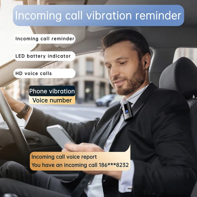 Alt view image 10 of 10 - K92 Clip-On Bluetooth Headset Sports Cycling, Noise Cancelling, 50H Battery, 2025 New, Delivery & Business