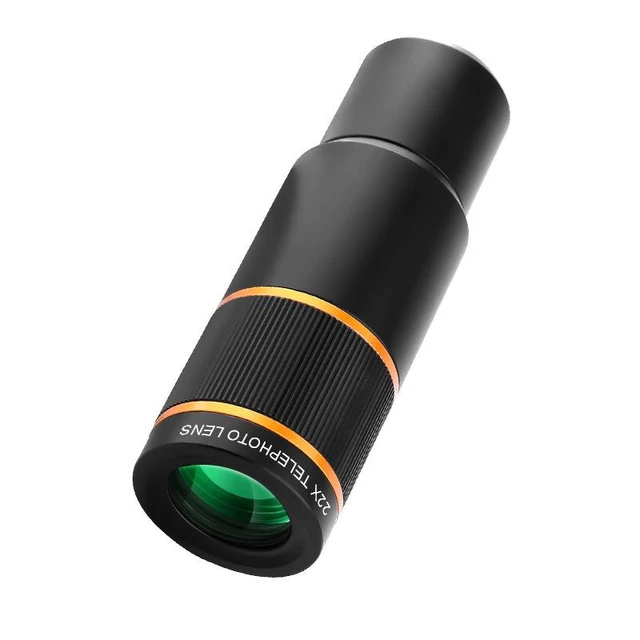 Alt view image 8 of 12 - 22X Telephoto Lens for Phone High-Power Zoom, Concert Binoculars, Telescope Attachment, Metal Build, Optical Glass