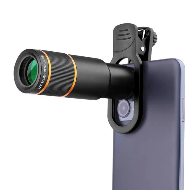 Alt view image 10 of 12 - 22X Telephoto Lens for Phone High-Power Zoom, Concert Binoculars, Telescope Attachment, Metal Build, Optical Glass